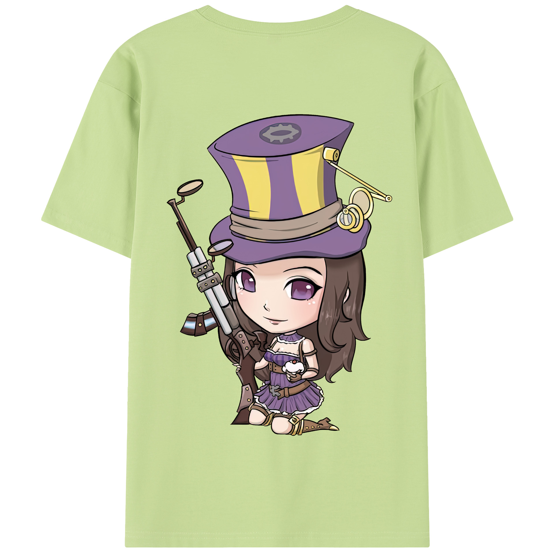 リーグ・オブ・レジェンド League of Legends LOL 綿100％半袖Tシャツ（背面プリント）